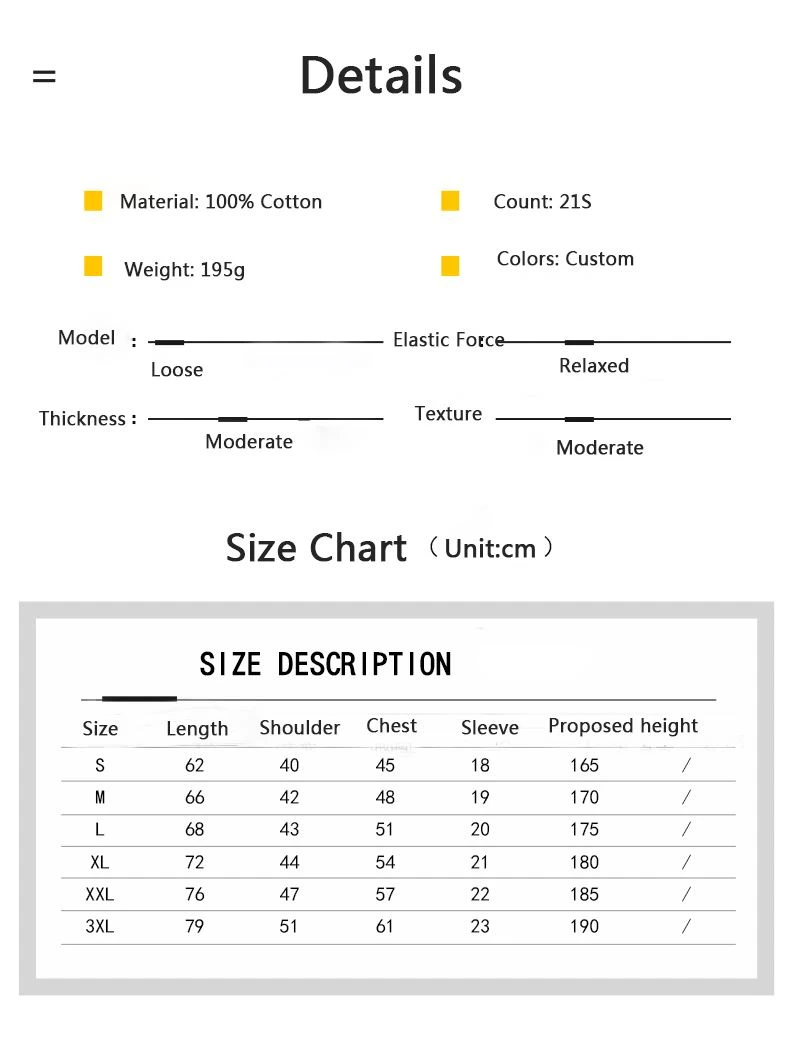 Size Chart Size Chart